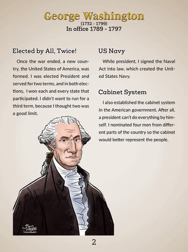 1. George Washington cover