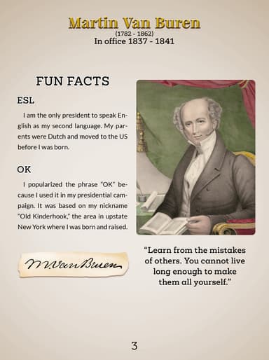 8. Martin van Buren cover