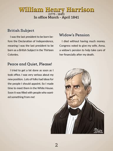 9. William Henry Harrison cover