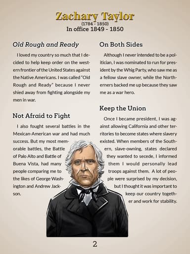 12. Zachary Taylor cover