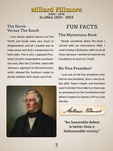 13. Millard Fillmore cover