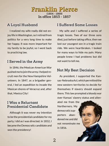 14. Franklin Pierce cover