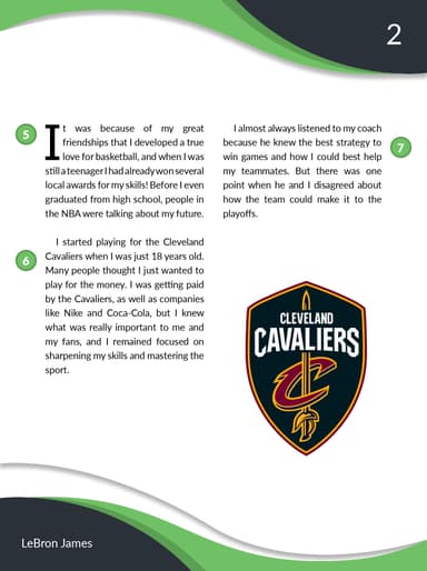 LeBron James cover