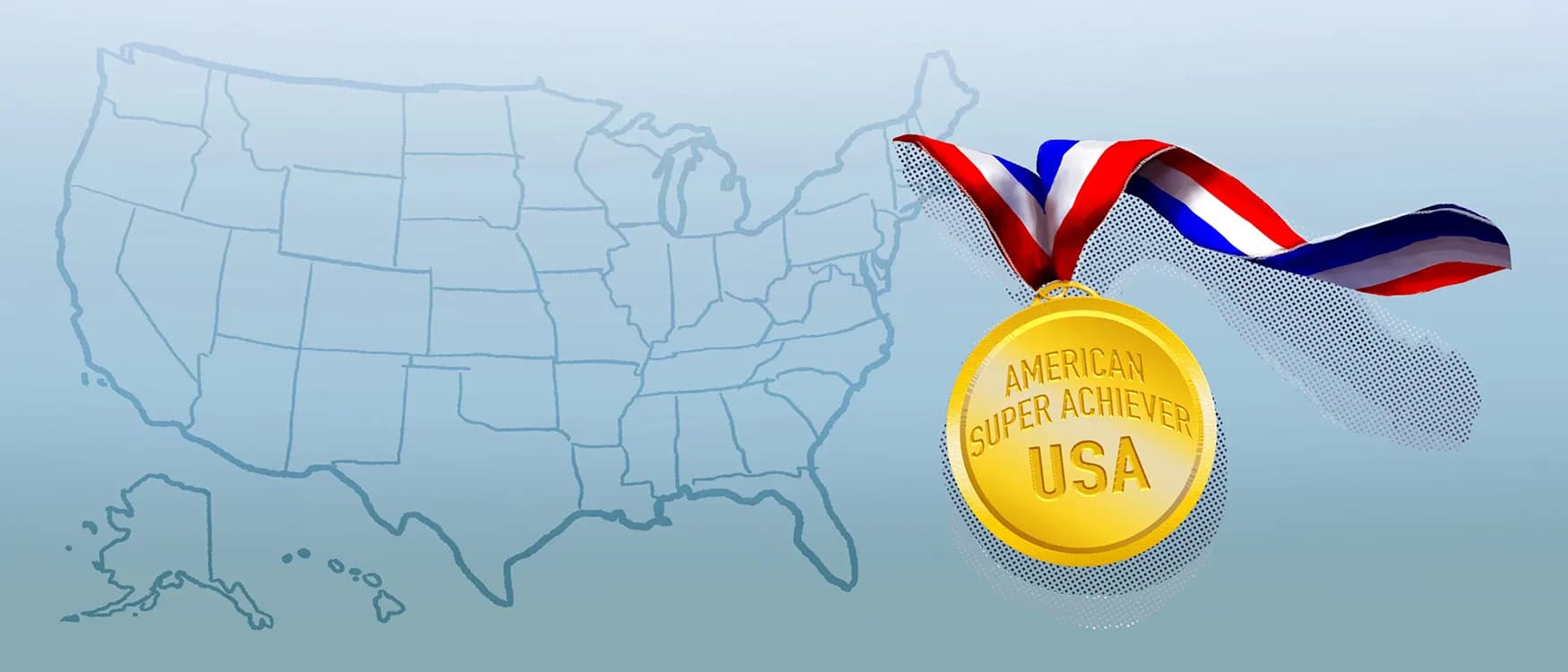American Super-achievers background image